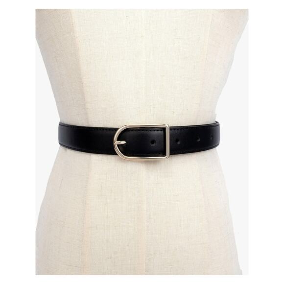 NWT Kate Spade Belt Leather Women Small Black Minimalist Staple Capsule MSRP $58 - Picture 4 of 10